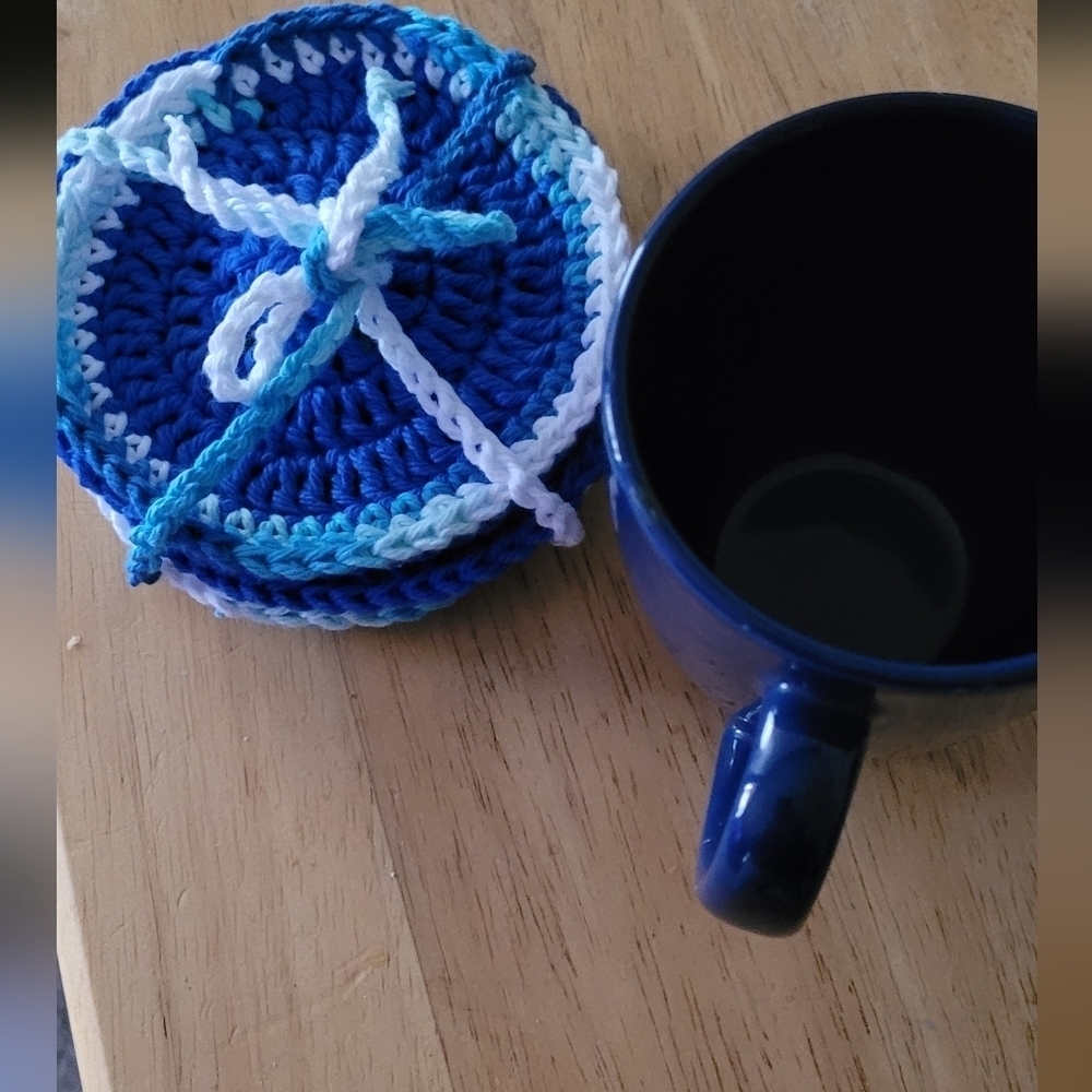 Handmade coaster set
